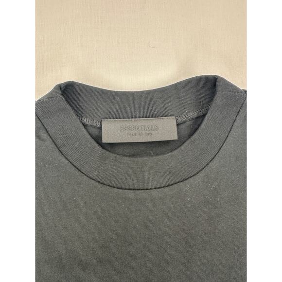 FEAR OF GOD ESSENTIALS Black Bonded T-Shirt - Picture 3 of 5